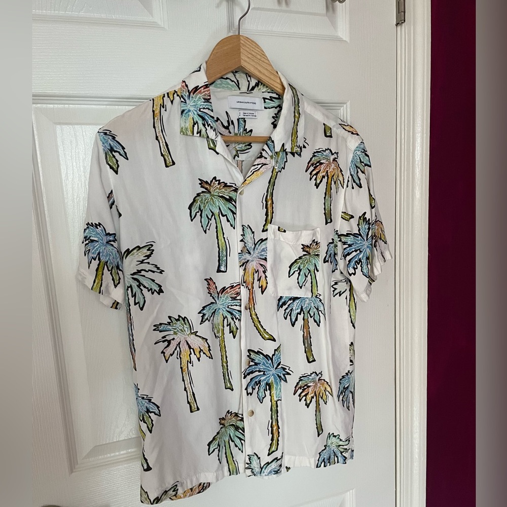 Urban outfitters oversized button-up tee.